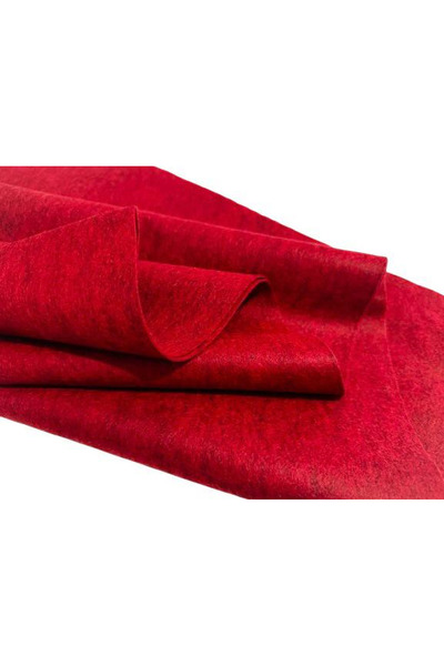 feltland Wool felt, soft 1mm, 40% wool-60% viscose, 50*45cm red melange