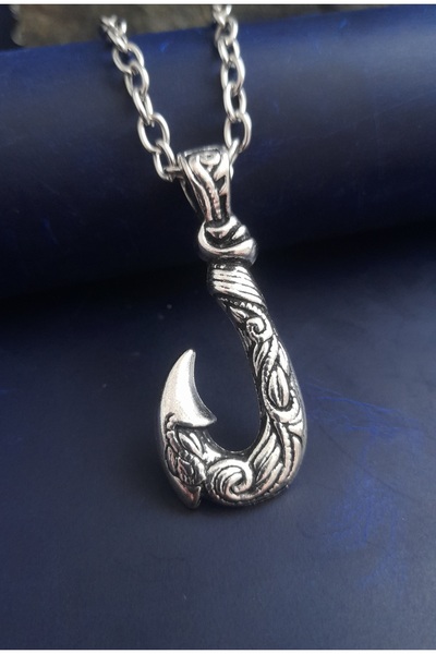 E&F Takı Marine Premium Hook Design Necklace Men's Necklace