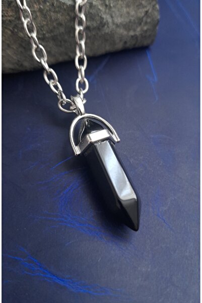 E&F Takı Onix Natural Stone Premium Design Necklace