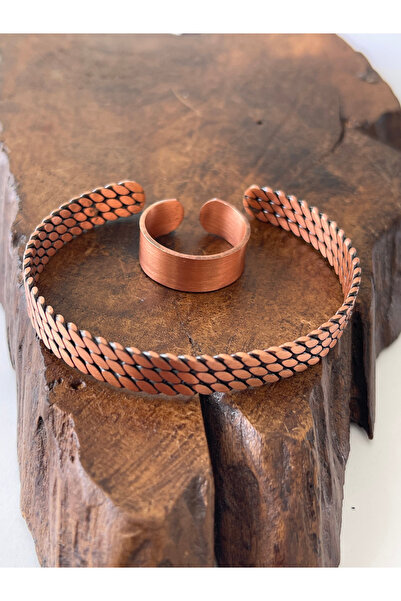 Rupen Kraft سوار نحاسي قابل للتعديل مصنوع من النحاس الخالص بنسبة 100%، مزيج م...