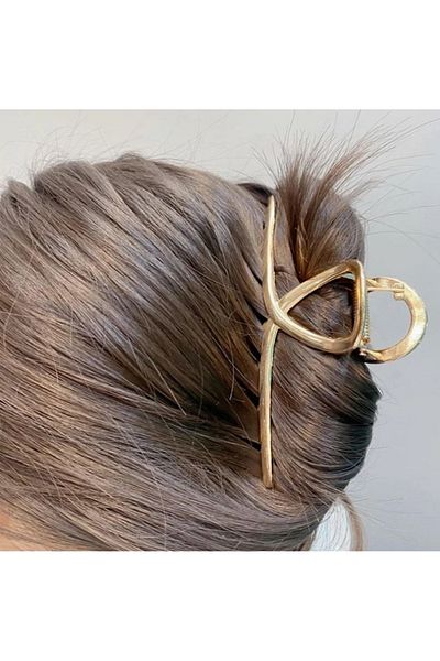 cityvision Gold Color 11 cm Large Size Metal Peg Hair Clip – Strong and Stylish