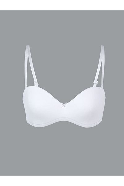 LC Waikiki Quality Parts from Celebi Store |   White Underwire Unpadded Plain Strapless Bra