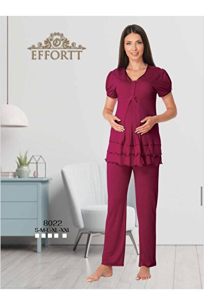 EM&FA TEKSTİL Pregnant Maternity Pajama Set