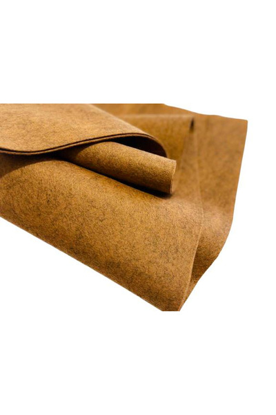 feltland Wool felt, soft 1mm, 40% wool-60% viscose, 50*90cm brown melange