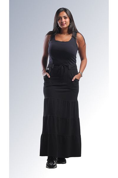 SUGA Flowy maxi skirt