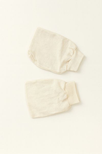Salvia Dione 100% Cotton Natural Muslin Bath and Exfoliating Scrub – Skin Friendly, Soft Textured, Reusable