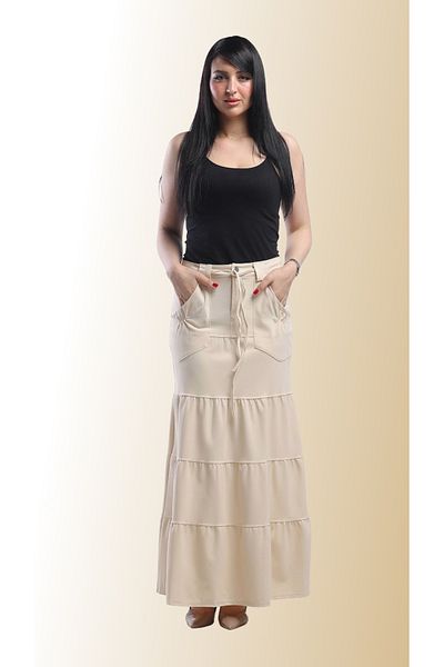 SUGA Flowy maxi skirt