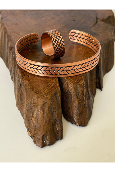 Rupen Kraft سوار نحاسي قابل للتعديل مصنوع من النحاس الخالص بنسبة 100%، مزيج م...