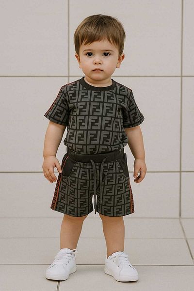 SULİFESTORE printed shorts set
