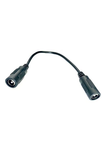 OEM Cablu adaptor DC 5.5x2.1mm female to female DC plug pentru extensie LED CCTV monitoare