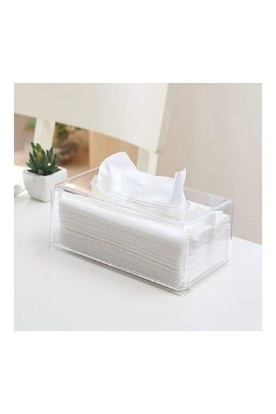 Generic Acrylic Tissue Box Clear 22.5x12x9cm