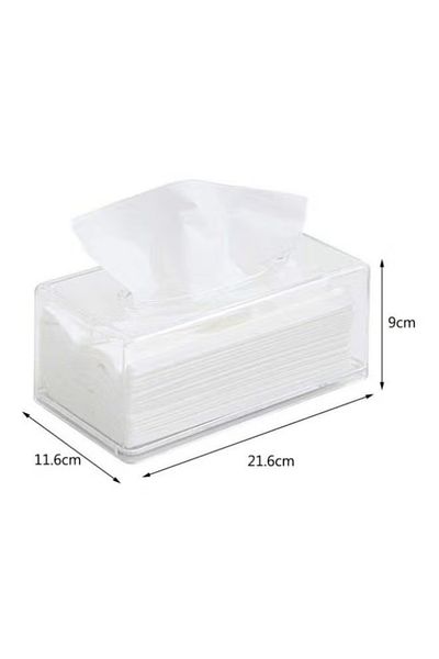 Generic Acrylic Tissue Box Clear 22.5x12x9cm