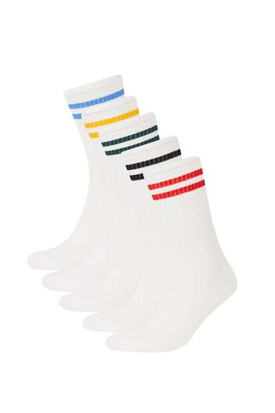 DeFacto New Season Men's 5-Piece Cotton Long Socks