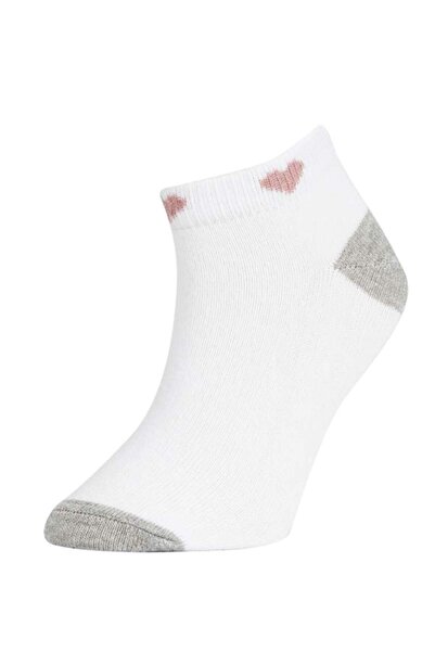 DeFacto Girl's 7-Piece Cotton Booties Socks X1886a6ns