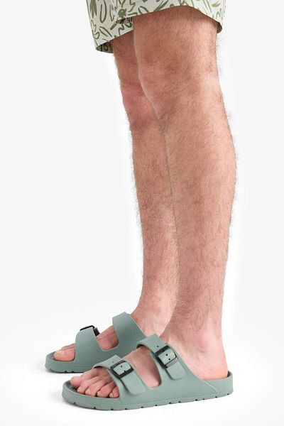 DeFacto New Season Men's Flat Sole Double Banded Eva Slippers