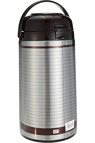 Al Nokhba 3L Airpot Flask, Insulated Hot & Cold Beverage Dispenser with Pump ,12-H Heat Retention,