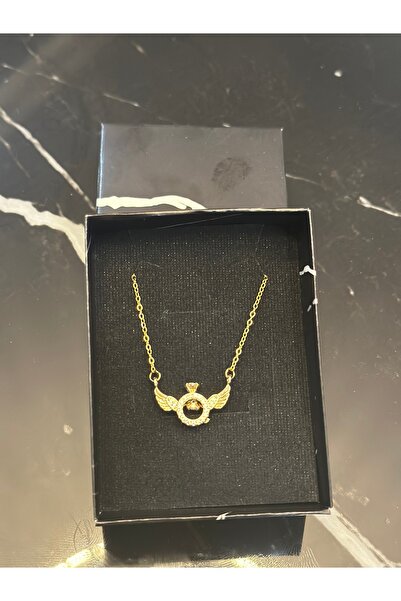 staınless steel قلادة من الفولاذ على شكل جناح الملاك