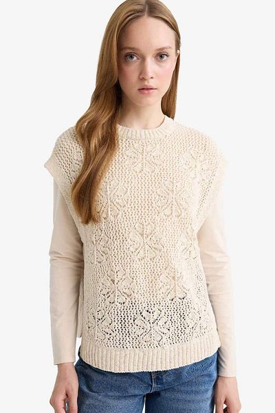 DeFacto New Season Crew Neck Embroidered Sweater