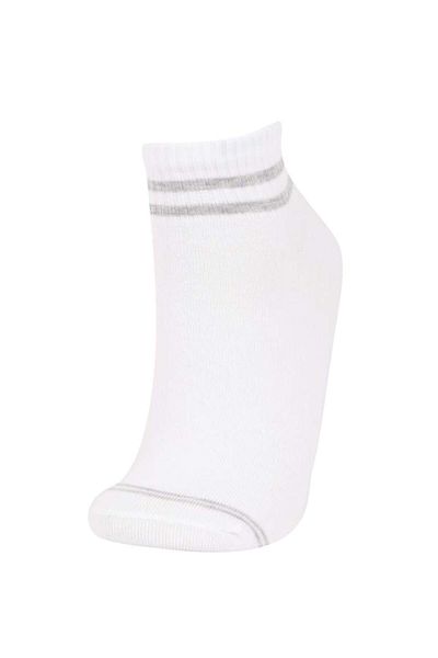 DeFacto New Season Women's Comfortable Elastic 5-Piece Cotton Booties Socks