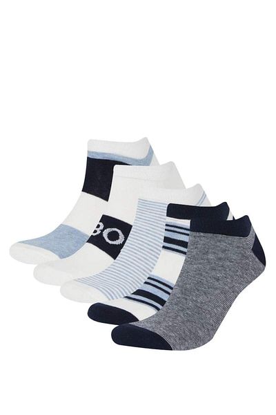DeFacto New Season Men's 5-Piece Cotton Booties