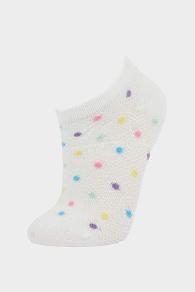 DeFacto New Season Girls' 5-Piece Cotton Booties Socks