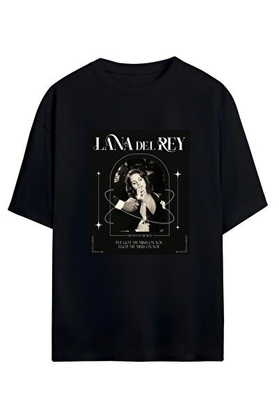 MAGORS لانا ديل ري - تي شيرت كبير الحجم