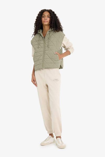 DeFacto New Season Relax Fit Hooded Quilted Zippered Vest