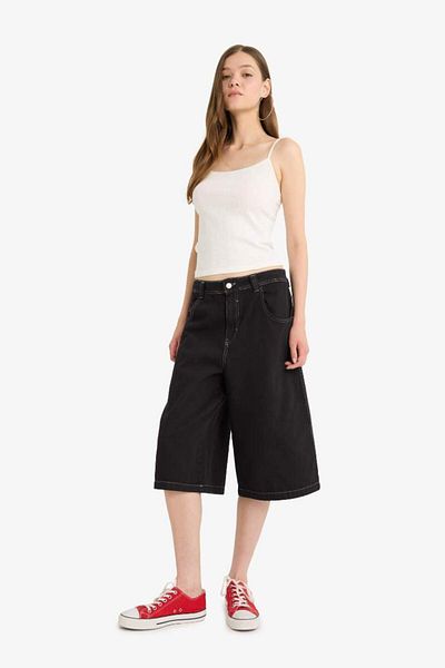 DeFacto New Season Coool Fitted U Neck Ribbed Camisole Strap White Undershirt