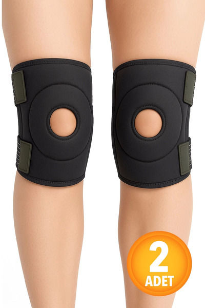 thebestnzm 2 Adet Menisküs İçin Medikal Dizlik Diz Korsesi Patella Ligament D...