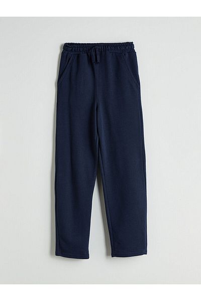 LC Waikiki Basic Boy's Sweatpants with Elastic Waist