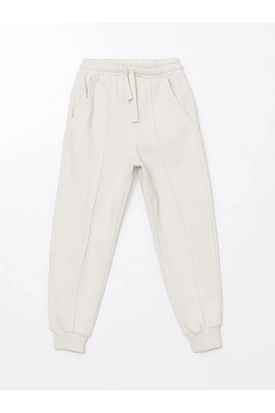 LC Waikiki Lcw Kids Beige Boy's Jogger Sweatpants with Elastic Waist