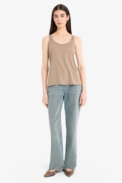 DeFacto New Season Regular Fit Basic Plain Round Neck Undershirt