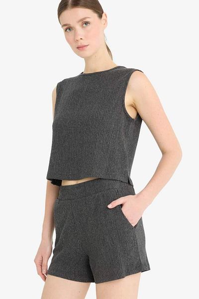 DeFacto New Season Boxy Fit Crew Neck Wrap Undershirt