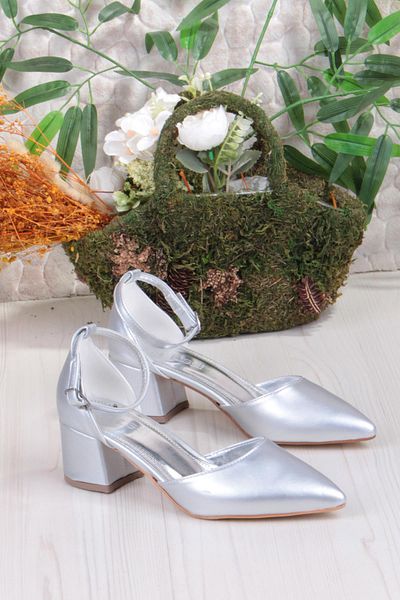 fort 110-416 Comfortable Low Thick Heeled Women's Shoes
