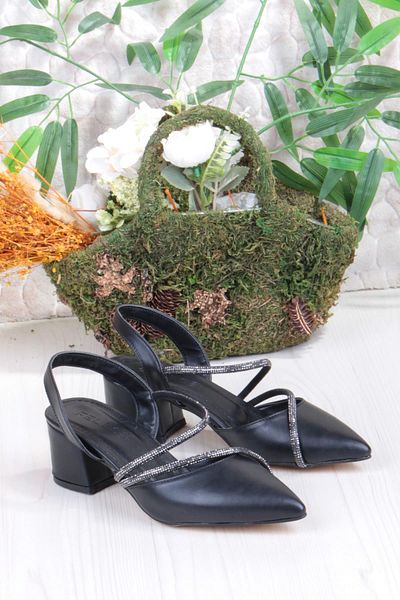 fort 110-415 Piping Stone Low Thick Heeled Women's Shoes