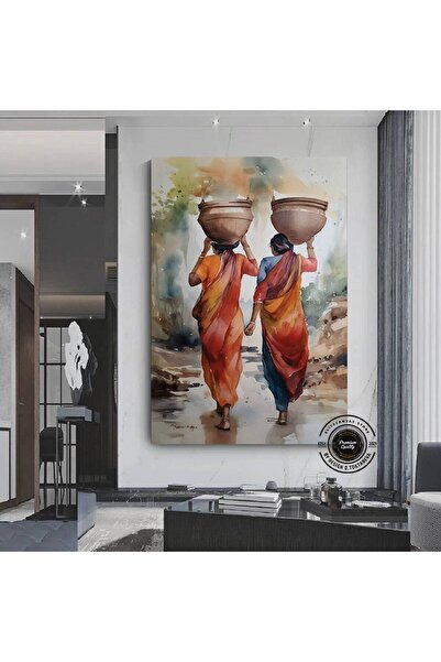 idora Afrički plemenski platneni poster; umetnost savane; afrički stil