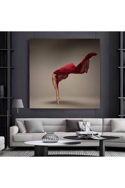 idora Dans Eden Balerin Kanvas Tablosu, Kadın Figürlü Dans Baskısı, Klasik Bale, Modern Dans
