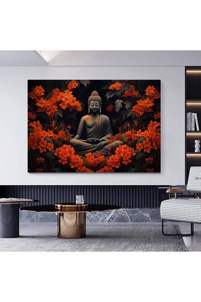 idora Slika na platnu Buda; Budistički poster spreman za uzdizanje