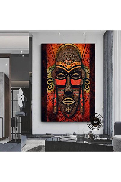 idora Plemenska maska, afrička umetnost, uokviren poster; afrička maska; afri...