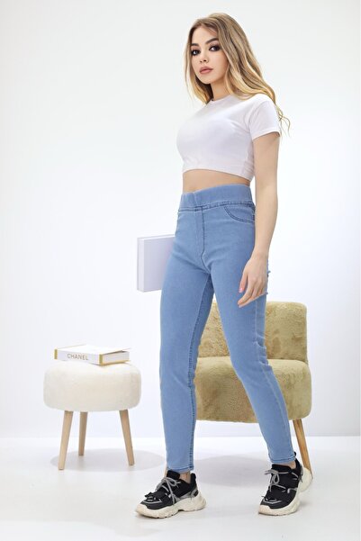 The Velavois Leggings de denim pentru femei