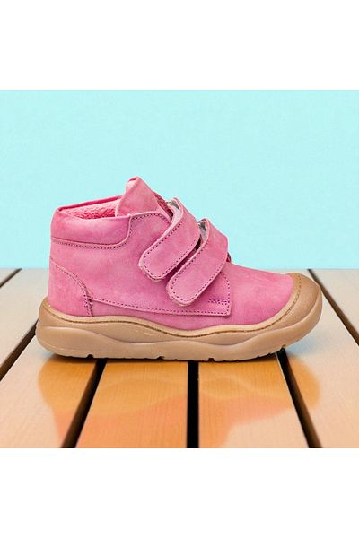 JOJO KIDS Girl's Genuine Leather, Orthopedic Ankle Velcro Shoes, Anti-Skid Rubber Sole, Easy to Walk