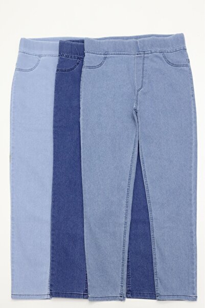 The Velavois Leggings multiplu din denim pentru femei