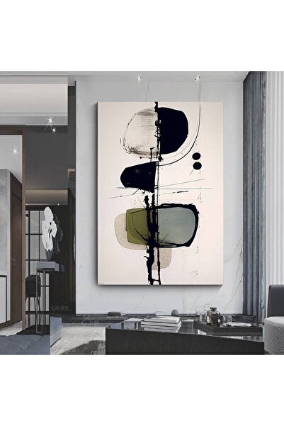 idora Geometrik Boyama Mürekkep Soyut Sanat, Modern Yaratıcı Kanvas Tablo, Ge...