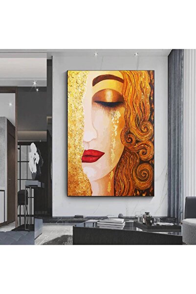idora Gustav Klimt 'Zlatne suze' slika na platnu; Klimt zidna umetnička repro...