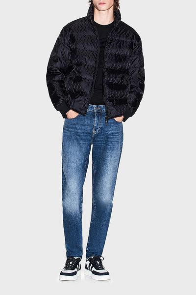 Armani Exchange Down Filled Regular Fit Stand Collar down Jacket Men's Coat Xm001580 Af16628 Uc001