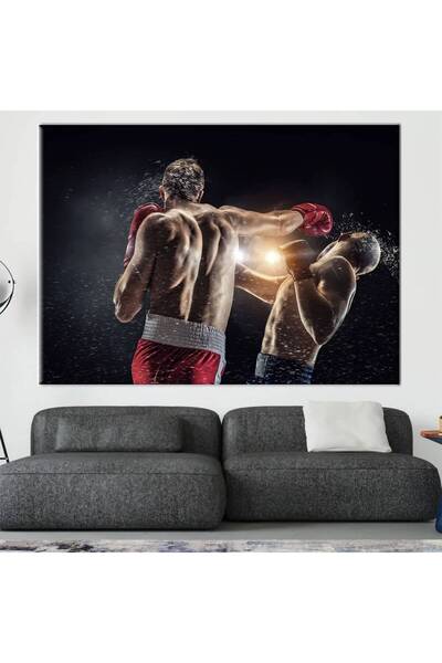 idora Motivaciona platna, bokserski poster, dekoracija na temu nokauta za spo...