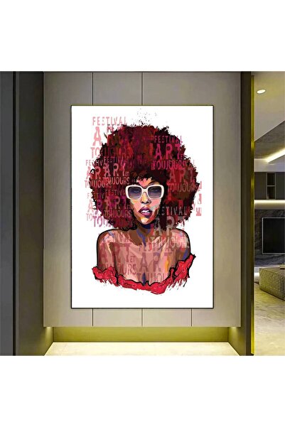 idora Crteži afričkih žena; Dekorativni grafiti print