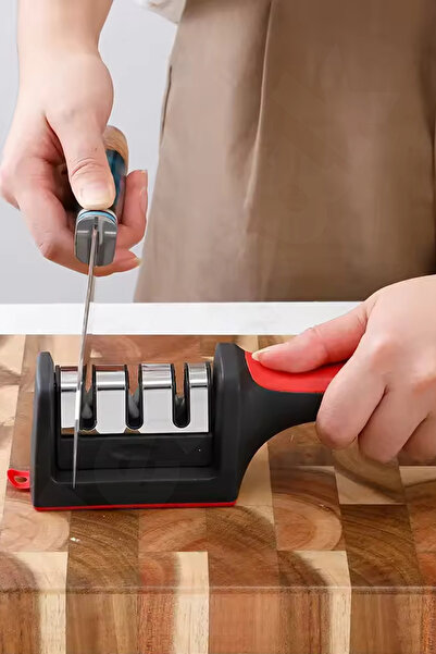 Practical Sharpener - 3-Stage Ceramic Diamond-Tipped Professional Sharpener - El Masat - Safe