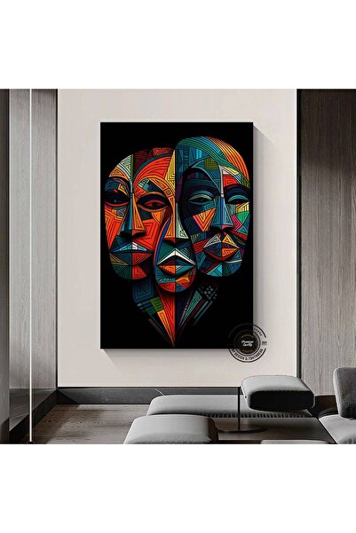 idora Afrička apstraktna umetnost uokviren poster; Etnički zidni dekor; Afrič...