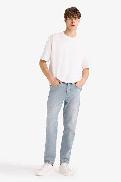 DeFacto Relax Tapered Fit Dar Paça Jean Pantolon F8402AX25AU